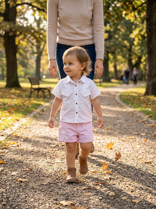 Set cămașă cu guler și pantaloni scurți, Aynur Bebe, 2-4 - 4 ANI (2) [ps:008b1b4a-446a-4948-a818-6a14678c0a0f]