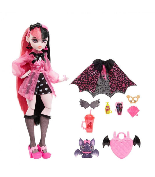 MONSTER HIGH PAPUSA DRACULAURA CU ANIMALUT SI ACCESORII [ps:d611126a-3944-4187-a41e-7de74e9ed785]