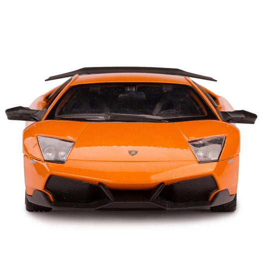 MASINUTA METALICA  LAMBORGHINI MURCIELAGO LP670-4 PORTOCALIU SCARA 1 LA 24 [ps:14d22cc2-4f65-4dc3-8b8b-4de39a418258]