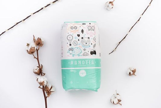 Aleze igenice absorbante pentru bebelusi Agnotis, 60 x - Imagine 2