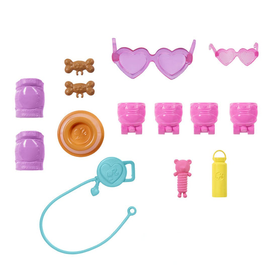 Set Papușă Barbie cu Patine, Cățeluș și Accesorii | Mattel - Default Title (2) [ps:6ccdc3f9-f641-4b77-9c1a-7b05d53fcbd7]
