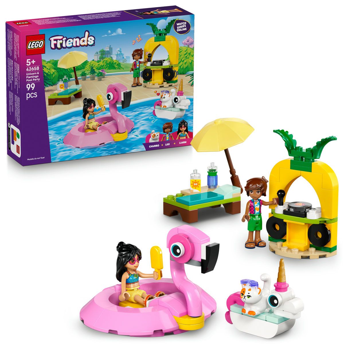 LEGO FRIENDS PETRECERE LA PISCINA CU UNICORNUL SI - Imagine 9 [ps:b49b4023-de29-4de5-9873-475f45296718]