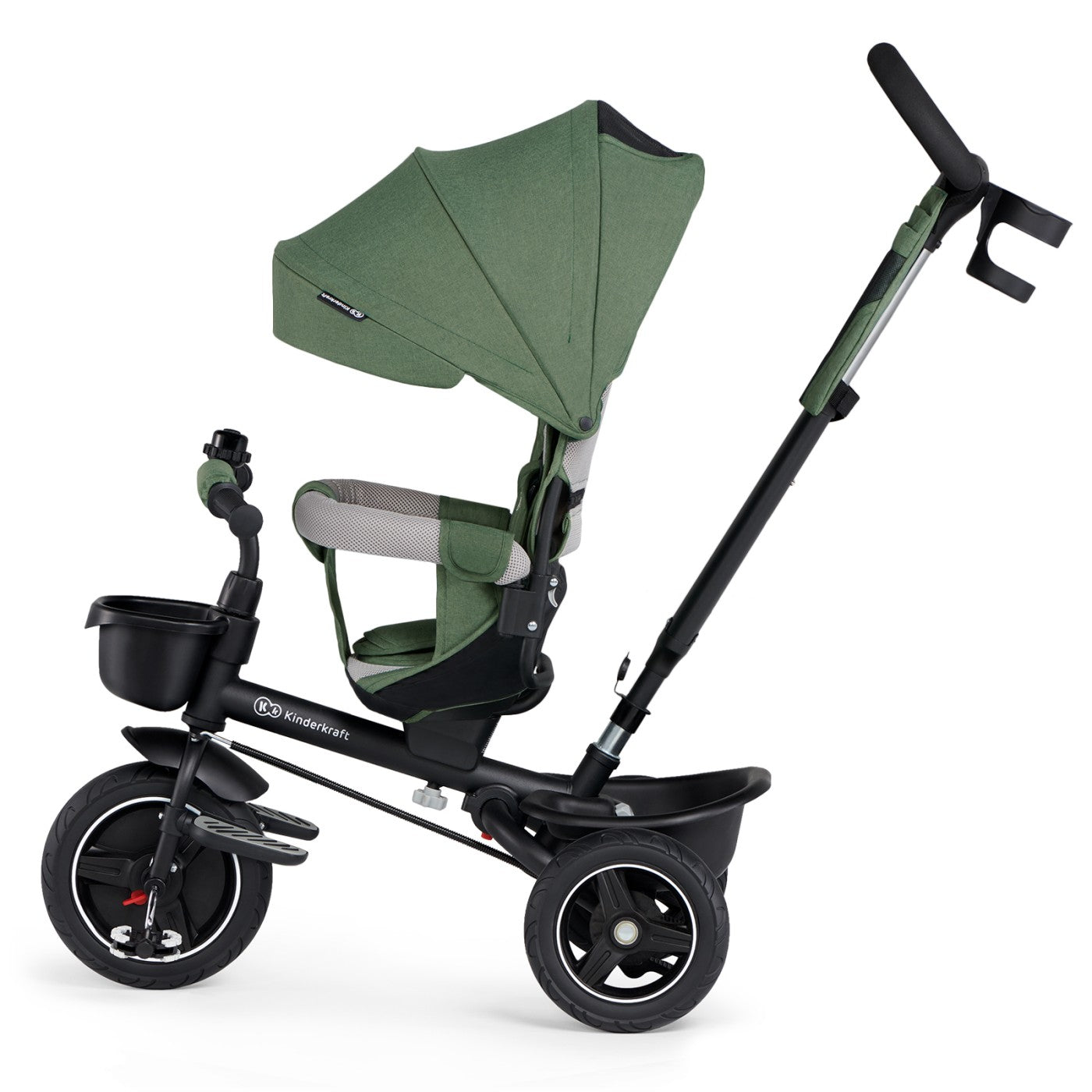 TRICICLETA KINDERKRAFT SPINSTEP, GREY - Roz [ps:78d4475b-03ba-4cf4-a1ac-d91ae95a57b4]