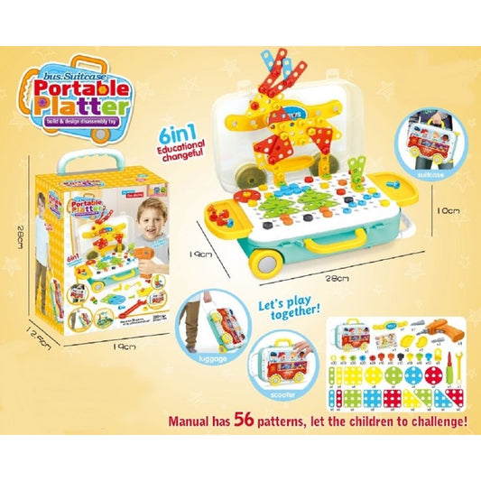 Jucărie Educativă Flippy 6 în 1, Set 258 Piese cu Bormașină - Default Title (2) [ps:c777a41d-f6a3-435a-a2fb-6fd7ac6df14e]