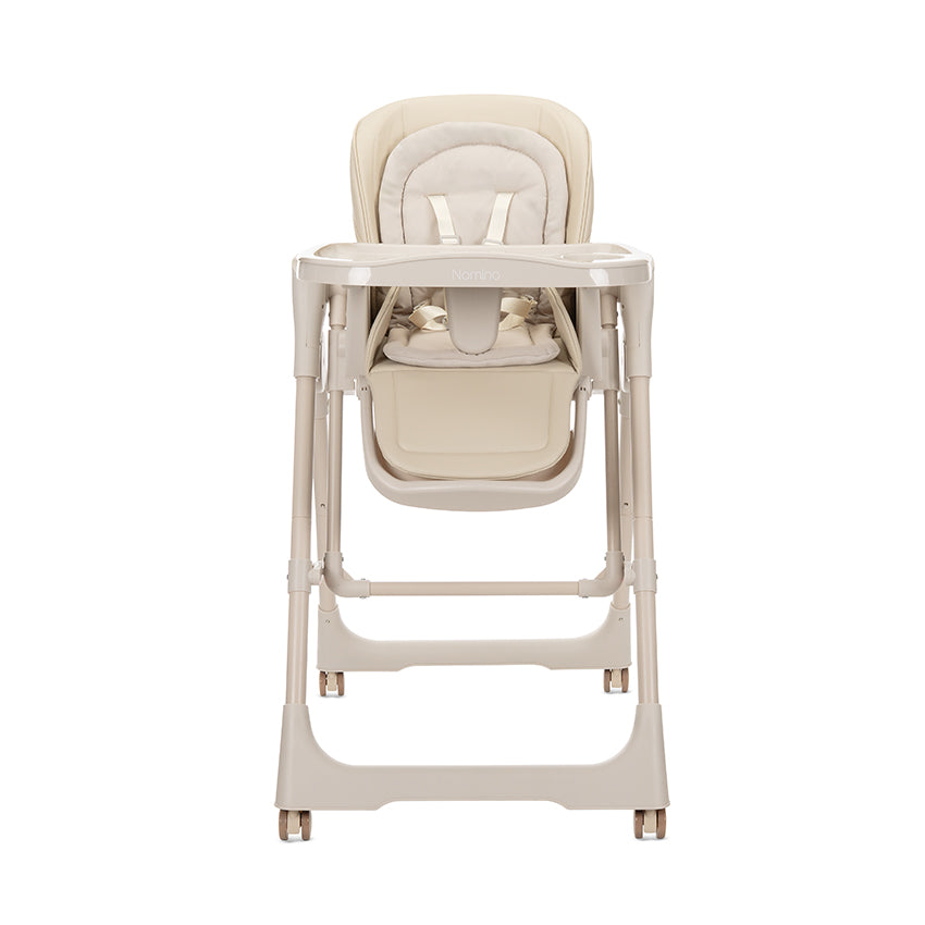 Leagăn Electric și Scaun Masă 2în1 Nomino Lorelli, Green - Beige (2) [ps:70174b09-55b3-4cfd-9ca2-43985e551820]