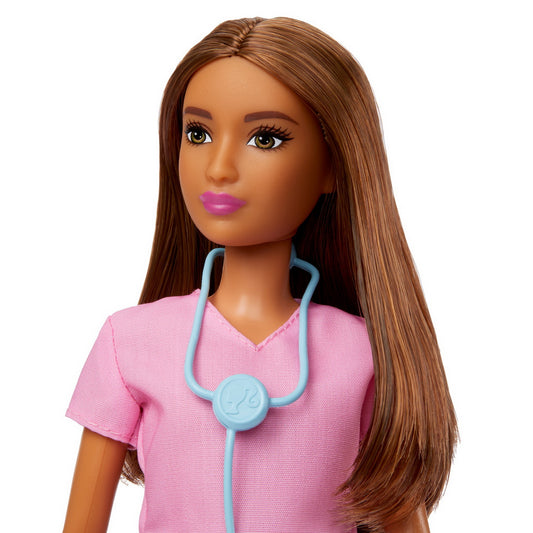 PAPUSA BARBIE ASISTENTA MEDICALA SATENA Mattel - Imagine 3 [ps:cc0a4bff-db1e-4104-8122-1405dc5b3f86]