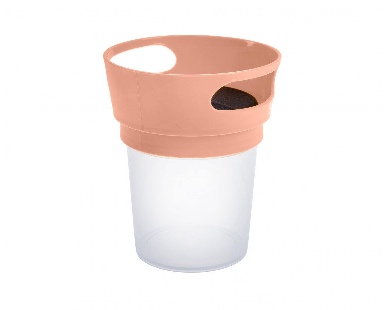 Recipient pentru gustrari cu capac, BabyJem (Culoare: - Roz Piersica