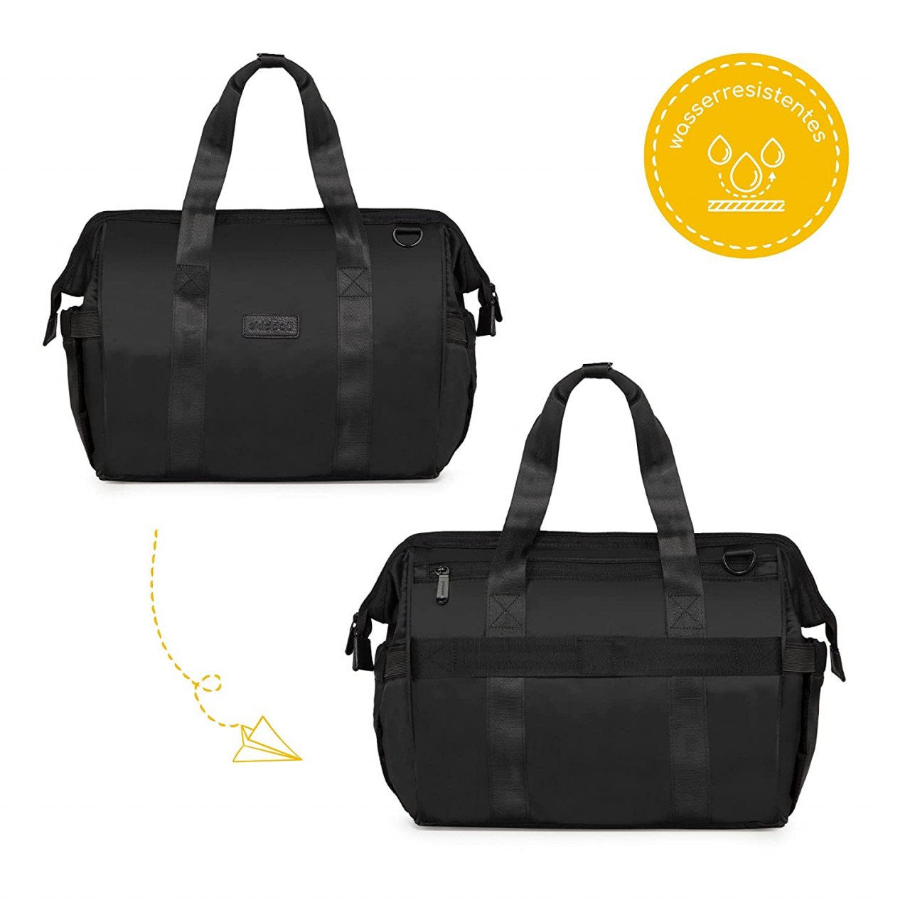 Geanta multifunctionala pentru parinti Skiddou Inger, Onyz Leather, Ne - Imagine 7 [ps:4a83e6cd-0d6a-49f9-adfa-81ed2739be18]