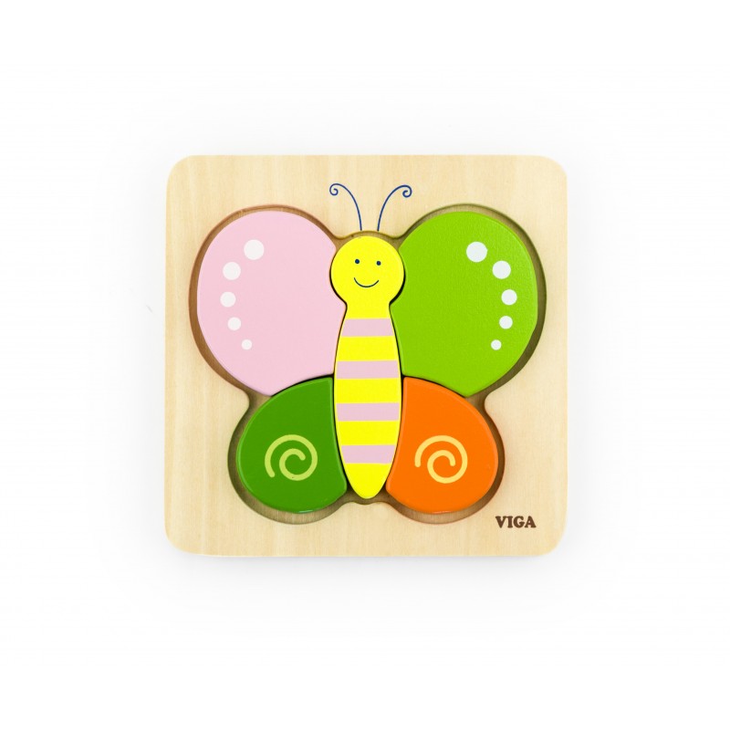 Puzzle din lemn - fluturas [ps:1463c829-3954-4252-96aa-232922520d74]
