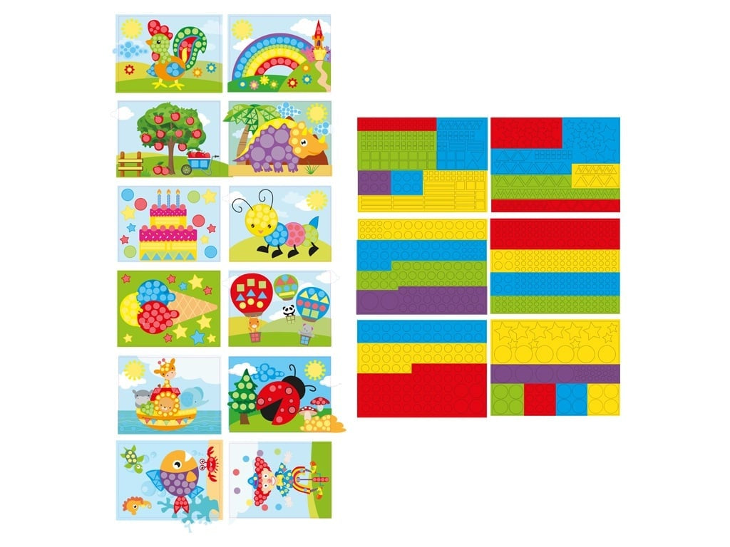 Set Autocolante Culori și Forme Pui, Grafix - Default Title (2) [ps:9c097c92-4c64-4db7-9841-c94bc5f627d3]
