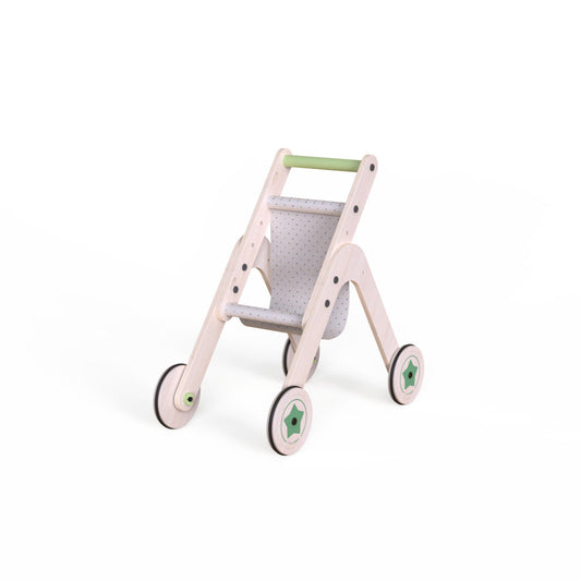 Antepremergator din lemn 2 in 1 MamaToyz carucior pentru - Imagine 2