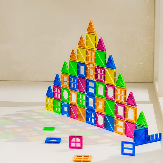 Set 120 Piese Magnetice de Construcție Flippy, 3 Ani - Geometrice (2) [ps:729c8727-ad0d-4586-b5ec-a573fccfcd32]