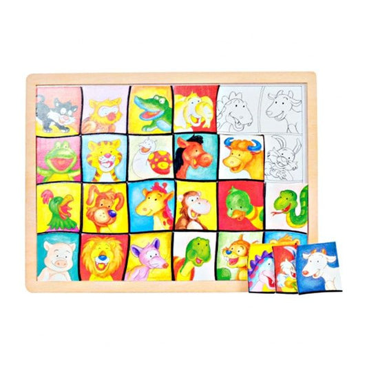 Puzzle Lemn Potrivește Imaginile Fakopancs - 24 Piese - Default Title (2) [ps:49102d5c-fe88-4bd4-90fc-e1767e12f36f]