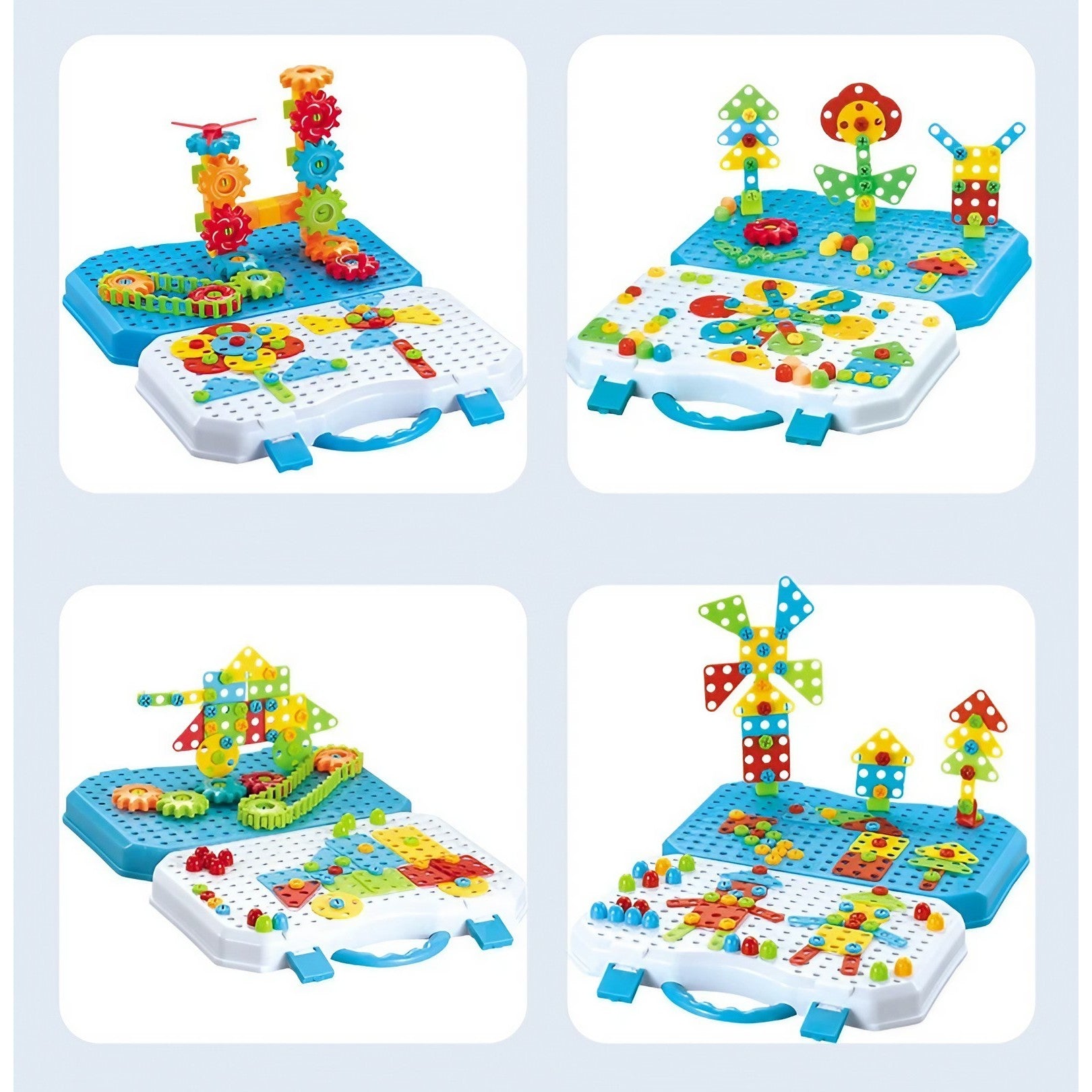 Set Construcție Bormășina Magică Flippy, 310 Piese, Albastru - Default Title (2) [ps:02d452cf-db3f-485e-8e00-5b7e7511c158]