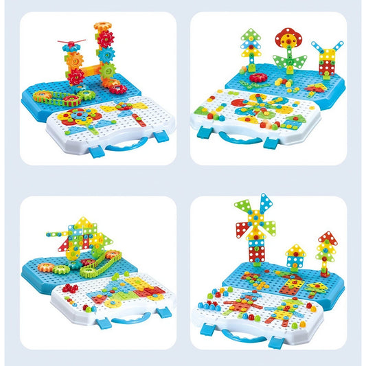 Set Construcție Bormășina Magică Flippy, 310 Piese, Albastru - Default Title (2) [ps:02d452cf-db3f-485e-8e00-5b7e7511c158]