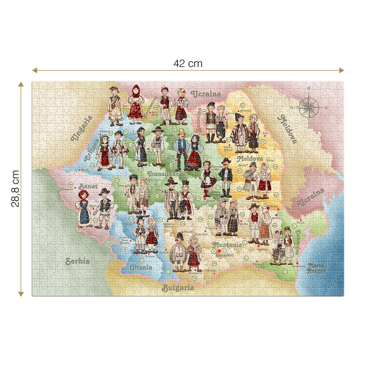 Puzzle D-TOYS Costume Tradiționale, 240 piese - Harta - Default Title (2) [ps:b380742a-8b27-4d16-adcc-fe13ea9e8f9c]