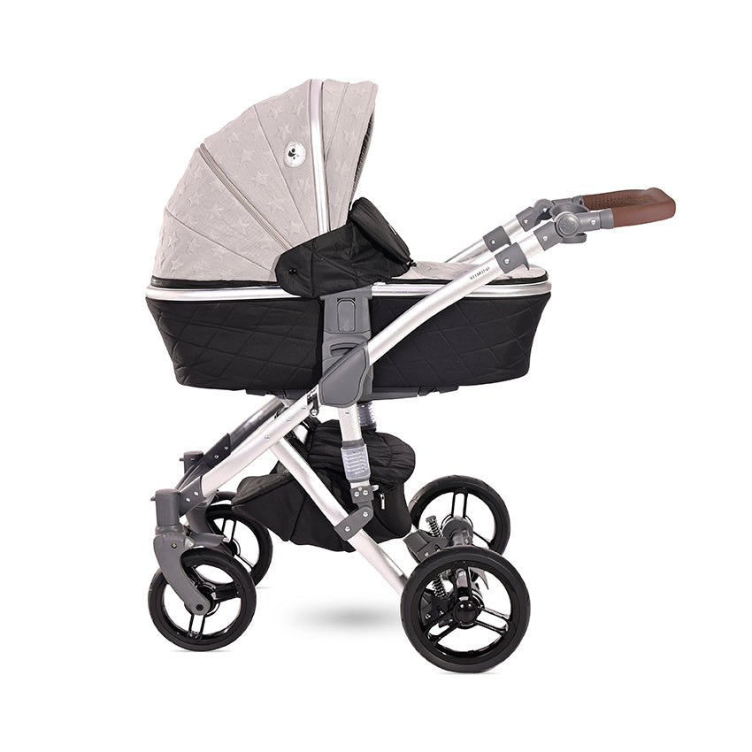 Cărucior Set Lorelli Rimini Premium, Galben-Negru - Gri Stars (2) [ps:bb2ffc87-739b-4f8e-8c55-50af4421ca8b]