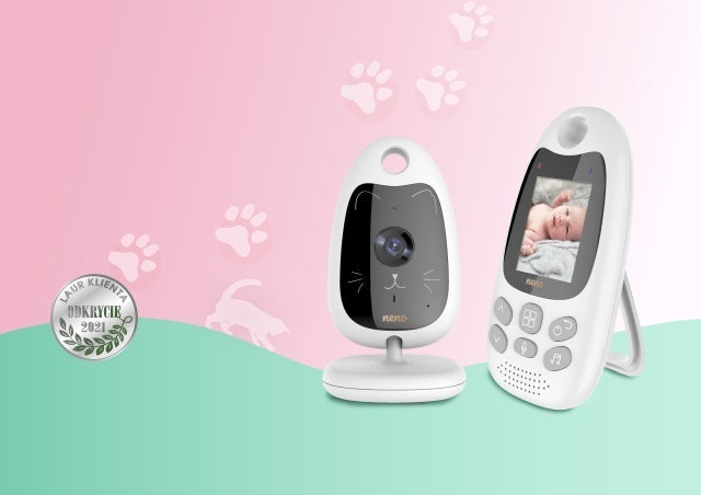 Neno Gato 2 – monitor electronic pentru bebeluși cu - Imagine 2