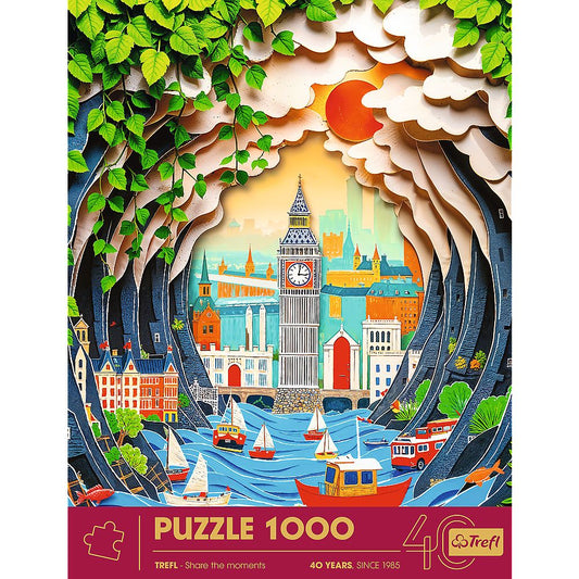 PUZZLE TREFL 1000 EDITIA ANIVERSARA 40 DE ANI 3D LONDRA - Imagine 3 [ps:68c2fd97-660b-4d46-9643-abfabfeb3af1]