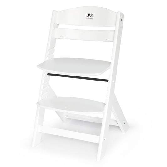 SCAUN DE MASA KINDERKRAFT ENOCK, 3 IN 1, FULL WHITE - Alb