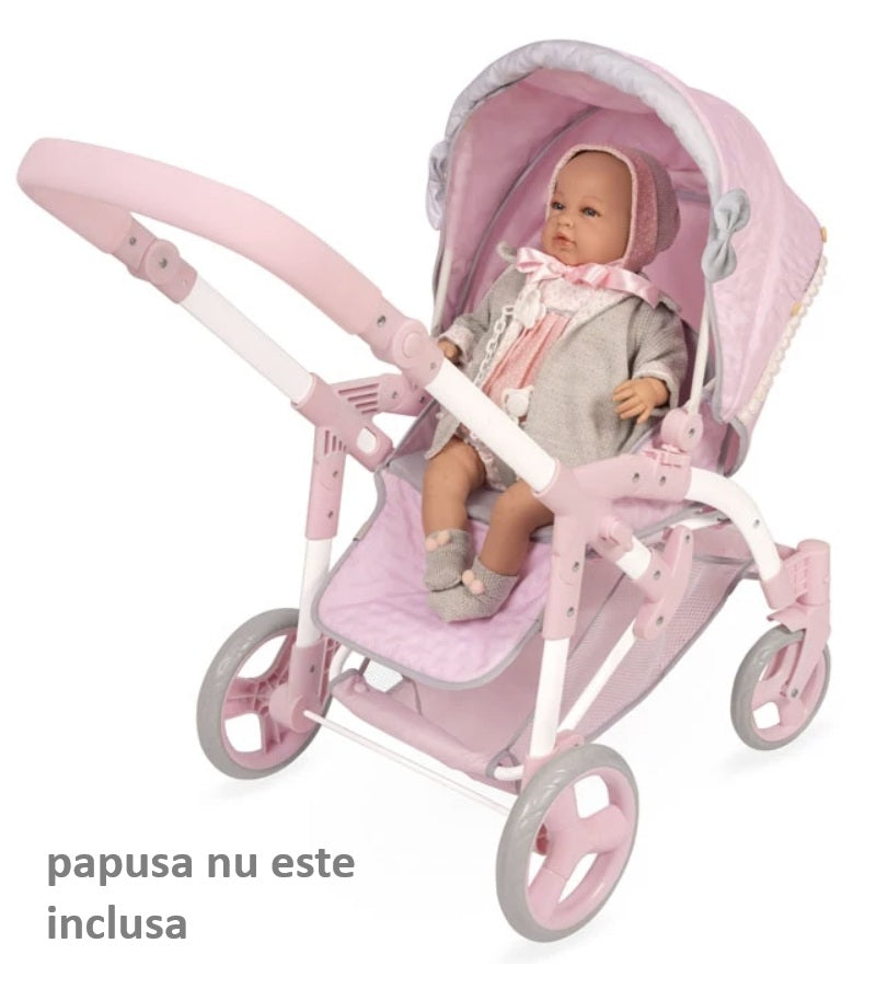 Cărucior Papusi 3 in 1 DeCuevas Sophie Roz - Landou și Sport - Default Title (2) [ps:85920274-8217-41b1-914f-82b23a0e0608]
