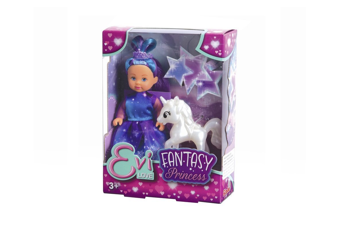 EVI LOVE SET PRINTESA FANTEZIE EVI SI UNICORN 12CM [ps:9bd53570-bafd-45ac-b3d7-34901d20d5b5]