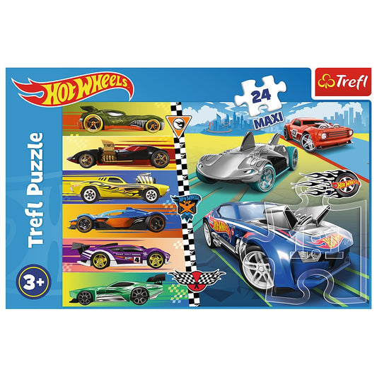 PUZZLE TREFL 24 MAXI HOT WHEELS MASINILE DEOSEBITE - Imagine 3 [ps:dcdd0f38-8d8f-4398-a7f4-1f33a67e0f03]