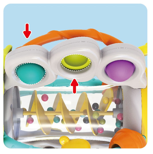 JUCARIE SENZORIALA PENTRU BEBE SCUTURA SI TRAGE Jucarii Bebe - Imagine 6 [ps:75532817-c5a4-470a-93b6-300f2e3b7ee6]