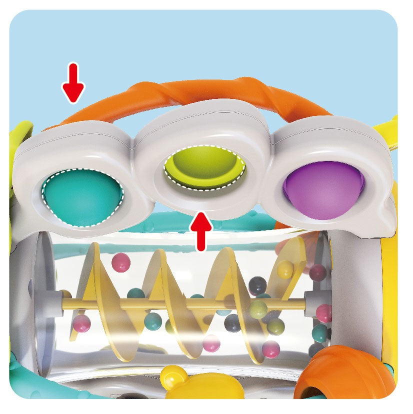 JUCARIE SENZORIALA PENTRU BEBE SCUTURA SI TRAGE Jucarii Bebe - Imagine 6 [ps:75532817-c5a4-470a-93b6-300f2e3b7ee6]
