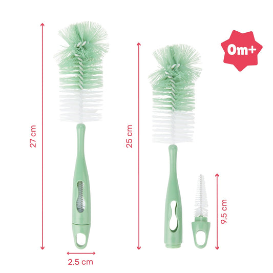 Perie Biberoane 2 in 1 Badabulle Verde - Igienizare - Verde (2) [ps:7fde88a0-b487-46a9-aad7-117840672b44]