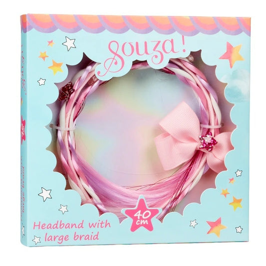 Bentita cu extensie impletita si funda, Souza! - Imagine 3 [ps:b16014c6-a2cb-402d-81c4-9370b570a580]
