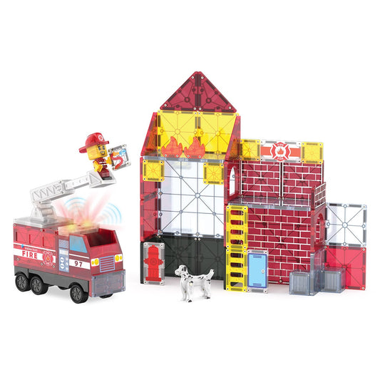 MAGNA-TILES Fire Station - Set Jucării Construcție 50 piese - Default Title (2) [ps:b37aace5-4bf9-44d4-8269-f4e05d1b5d59]