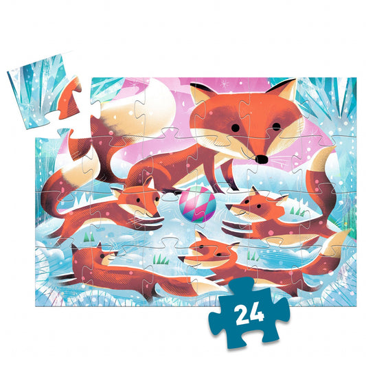 Puzzle Vulpita Ginger, Djeco - Imagine 2 [ps:779e47df-859e-4069-8baa-9e54472c4a6f]