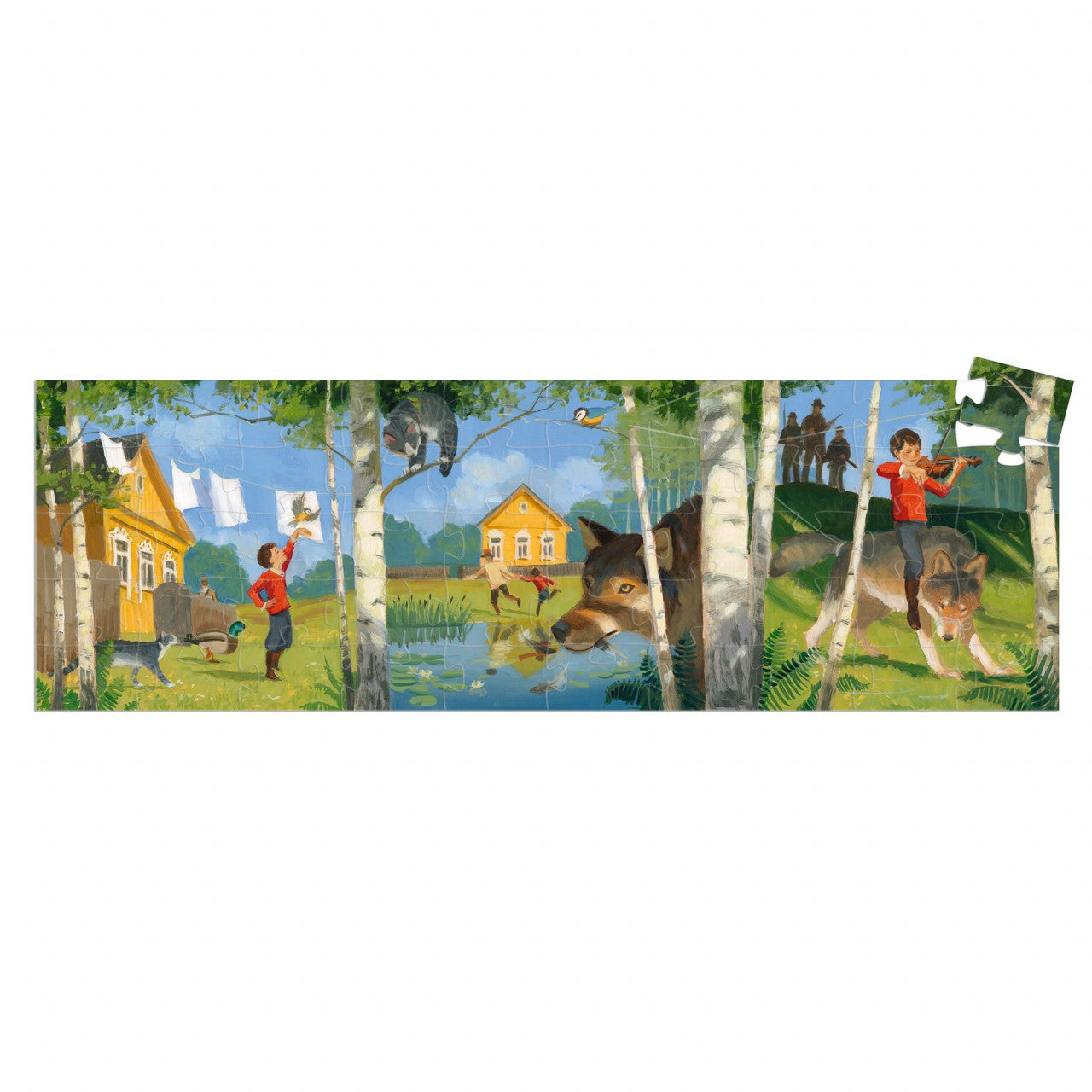 Puzzle Petrica si lupul, Djeco - Imagine 2 [ps:406eb328-45af-47b9-a673-7699d33c8f94]