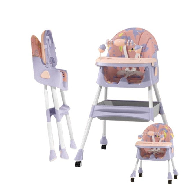 Scaun de Masa 2in1 Flippy, 6 luni - 5 ani, Albastru/Galben - Roz/Mov (2) [ps:87a2e2d2-7cae-4c76-b993-4513d6a07029]