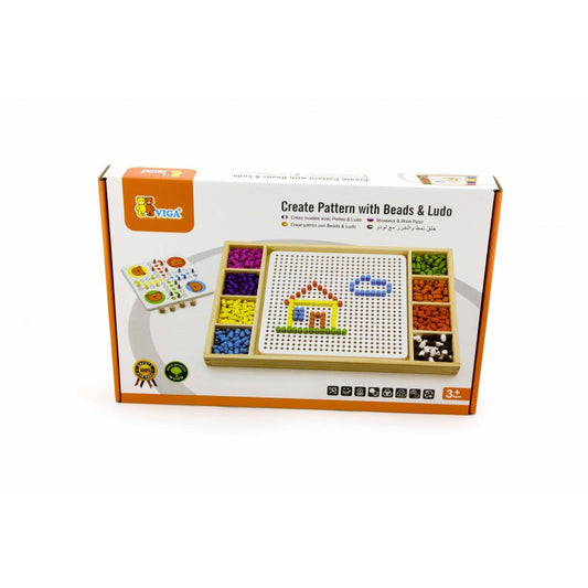 Joc Ludo si Set de creatie cu margele, Viga [ps:05e7d67b-aeed-4bf6-bd8c-d0fd5281b037]