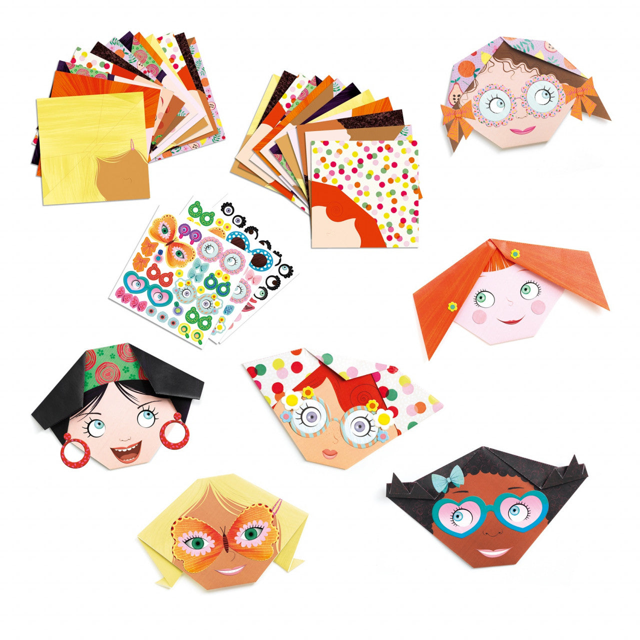 Joc creativ origami Personaje, Djeco - Imagine 3 [ps:5f39dd17-39a3-4874-bd33-265d73a13c25]