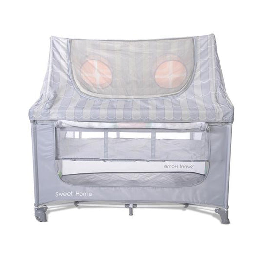 Pătuț Pliabil Lorelli Sweet Home, 2 Nivele, Beige - Grey (2) [ps:23e1273a-278f-44f8-9044-755382bbb566]
