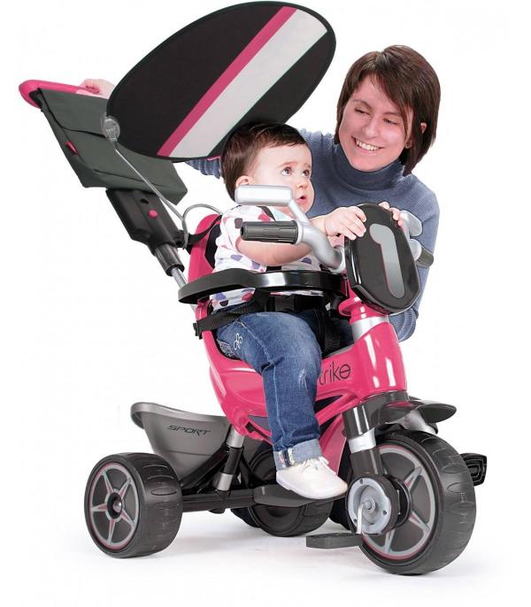 Tricicletă Evolutivă Injusa Body Pink cu Mâner Parental - Default Title (2) [ps:dff55ea5-42b4-47bf-954f-6b4fa4601984]