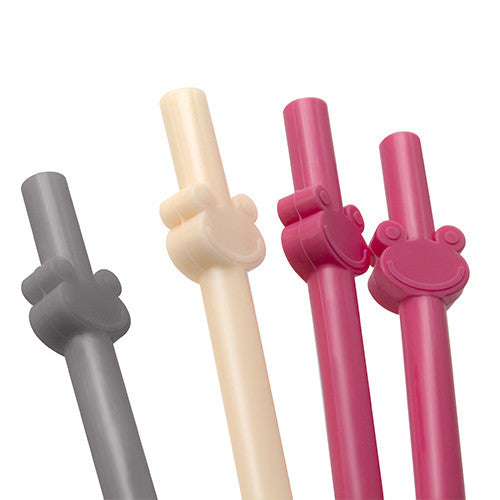 Set de 4 paie din silicon reutilizabile BabyJem - Roz [ps:c6f6a63a-0e3c-443e-961f-567d0c113345]