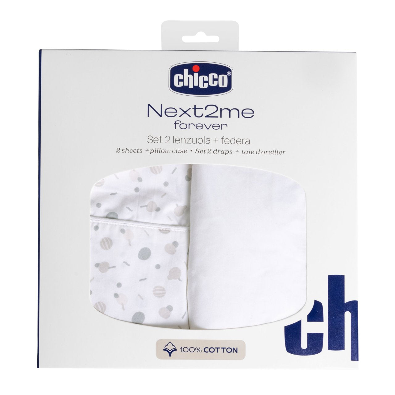 Set lenjerie din bumbac pentru patut Chicco Next2Me - Default Title (2) [ps:43d7ff39-299d-4cae-b30f-d92c48cbe6db]