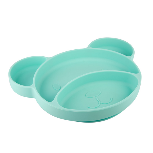 Canpol Babies Farfurie Silicon Compartimentata Bear - Turcoaz [ps:0a852e83-b12b-4008-a45b-2abe211d4917]