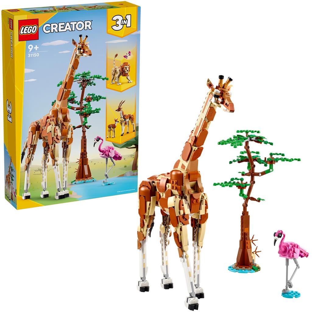 LEGO CREATOR 3IN1 ANIMALE SALBATICE DIN SAFARI 31150 - Imagine 6 [ps:bce66c3f-eaed-4345-abe3-16971f91b379]
