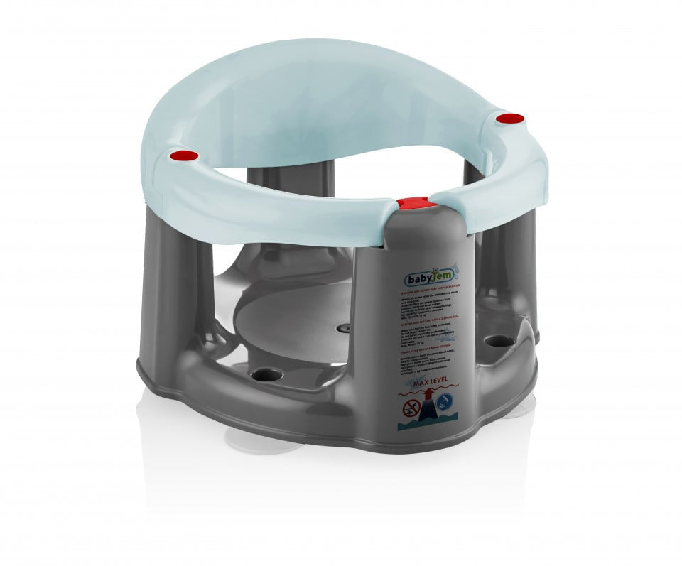 Scaun de baie bebelusi Bath and Feeding BabyJem - Gri