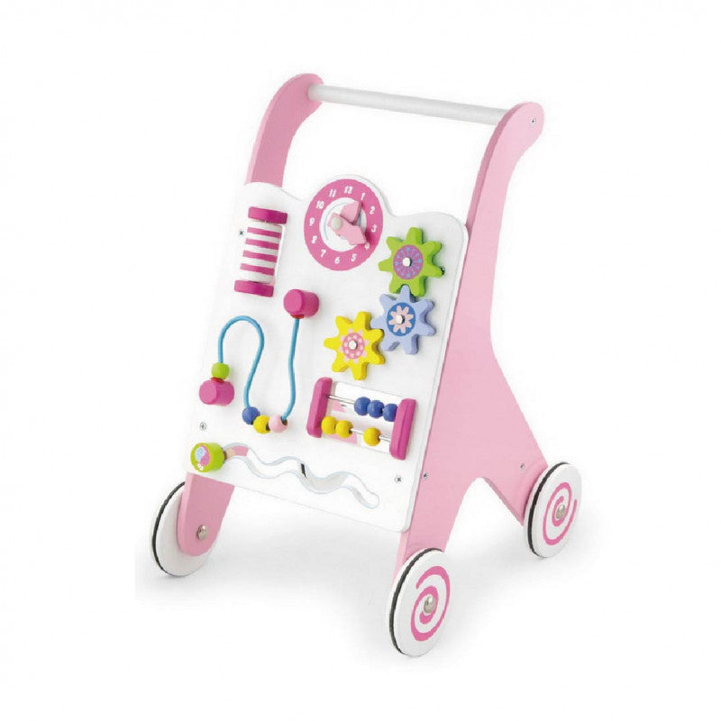 Antemergator gri cu activitati tip Montessori, PolarB, Viga - Imagine 2