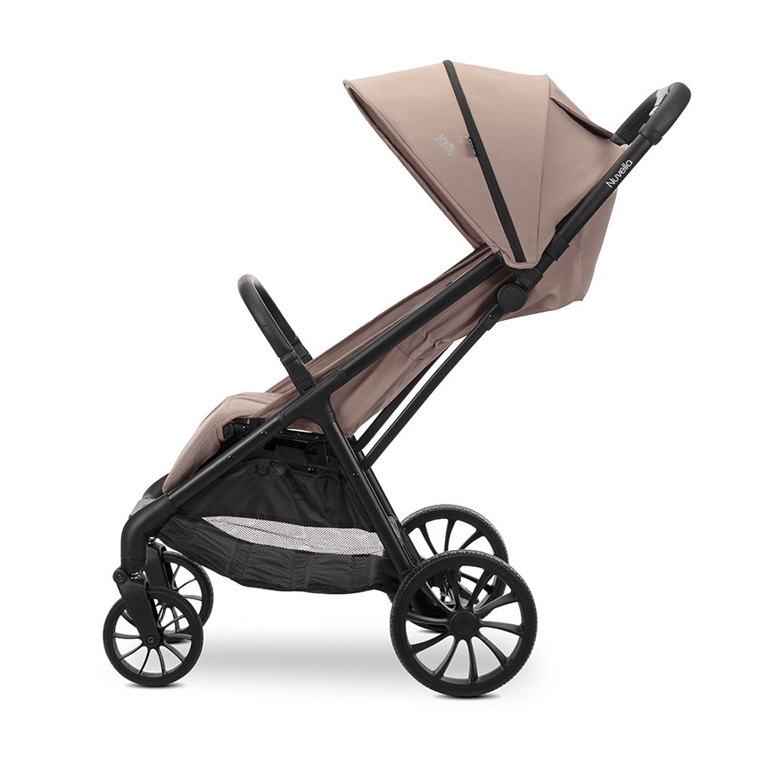 Carucior pentru copii, Nuvella, pliere cu o mana, spatar reglabil multipozitie, copertina extensibila, 0-48 luni, pana la 22 kg [ps:d42522b1-1a8e-40c0-a2fd-8ee8caa5e52f]