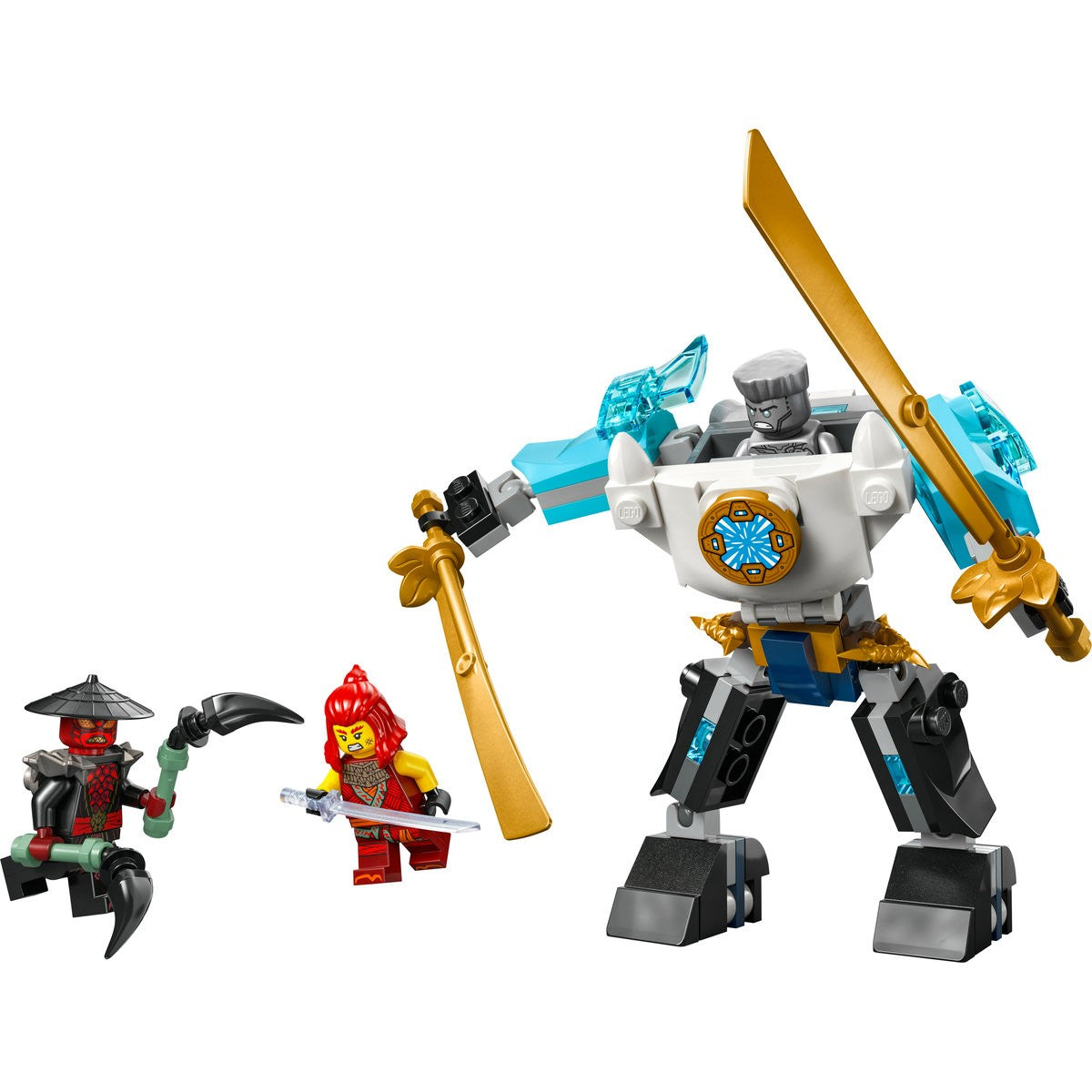 LEGO NINJAGO COSTUMUL ROBOT DE LUPTA AL LUI ZANE 71827 - Imagine 2