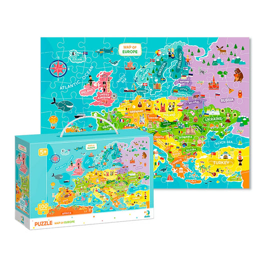 Puzzle Harta Europei Dodo Toys, 100 piese - Default Title (2) [ps:3cb34d09-8edc-45f4-9df9-2aad4d1e466e]