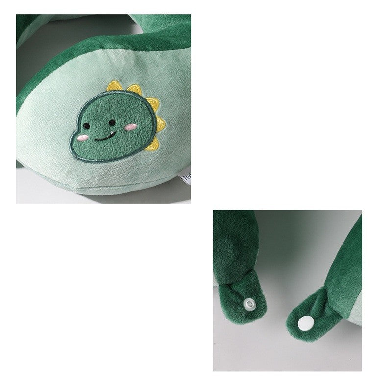 Perna de Călătorie Flippy pentru Gât și Cap, Dinozaur, Verde - Verde (2) [ps:c5570481-b91b-4a6f-8b21-8a9fd1b8804c]