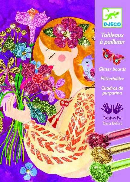 Atelier creativ cu sclipici Parfumul florilor, Djeco - Imagine 2 [ps:34b8b683-5273-48a4-8a02-2e6721dbca1c]